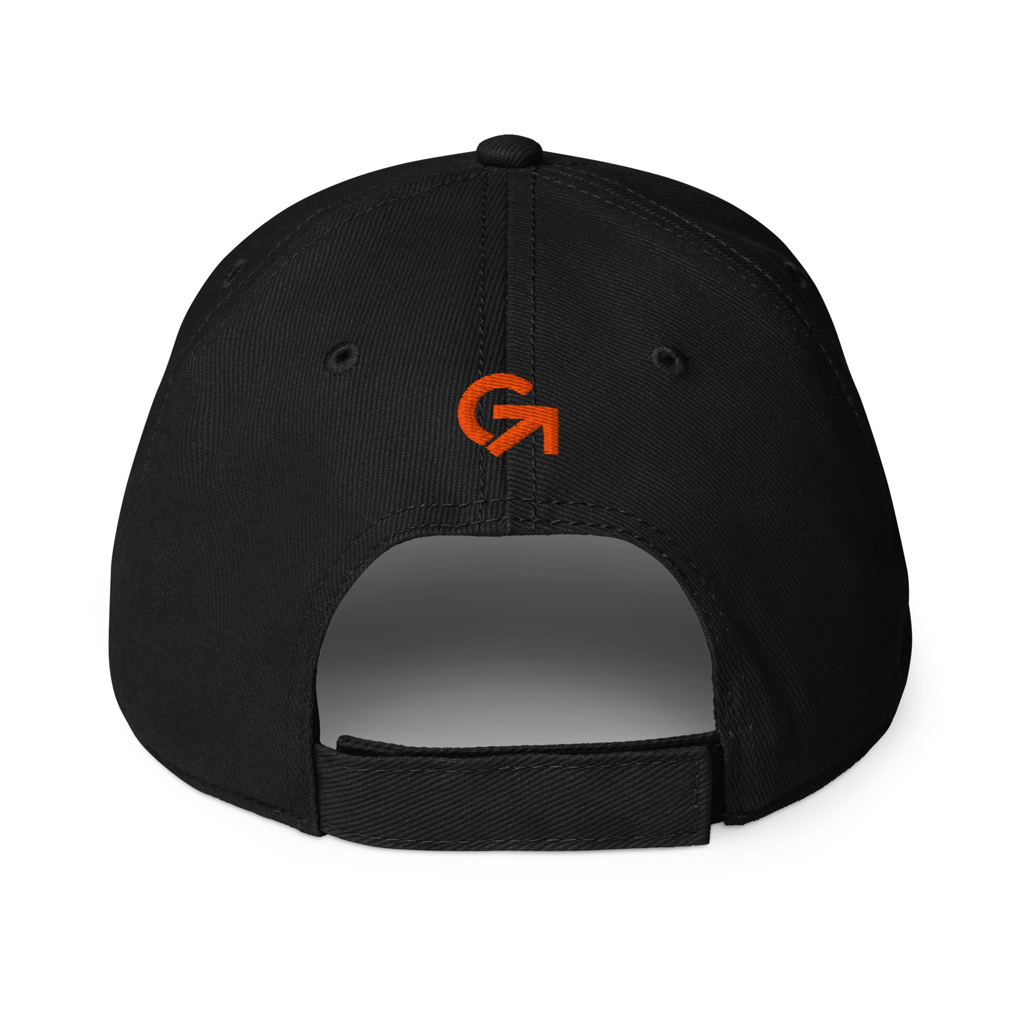 FOUNDATION Open Season Toke Cap, Black, back view with GreyMantle logo