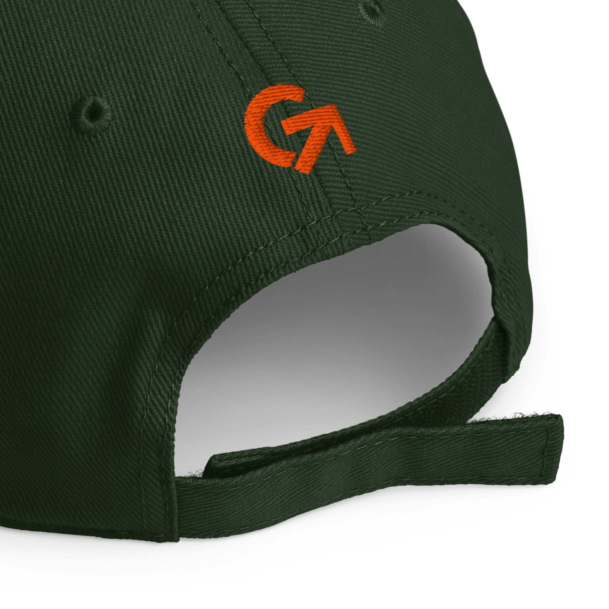 FOUNDATION Open Season Toke Cap, Dark Green, product detail close-up