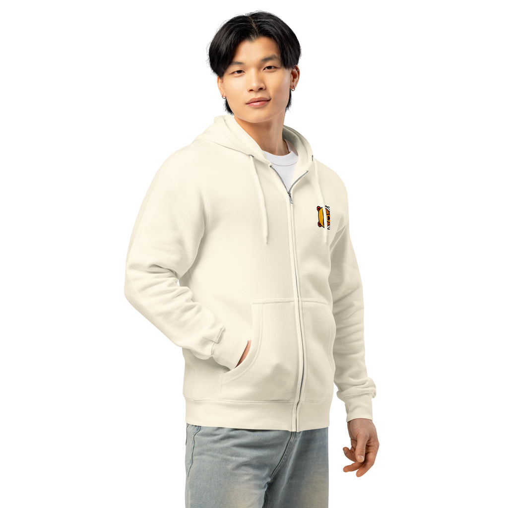FOUNDATION Open Season Zip-Up, Sandshell, right front view