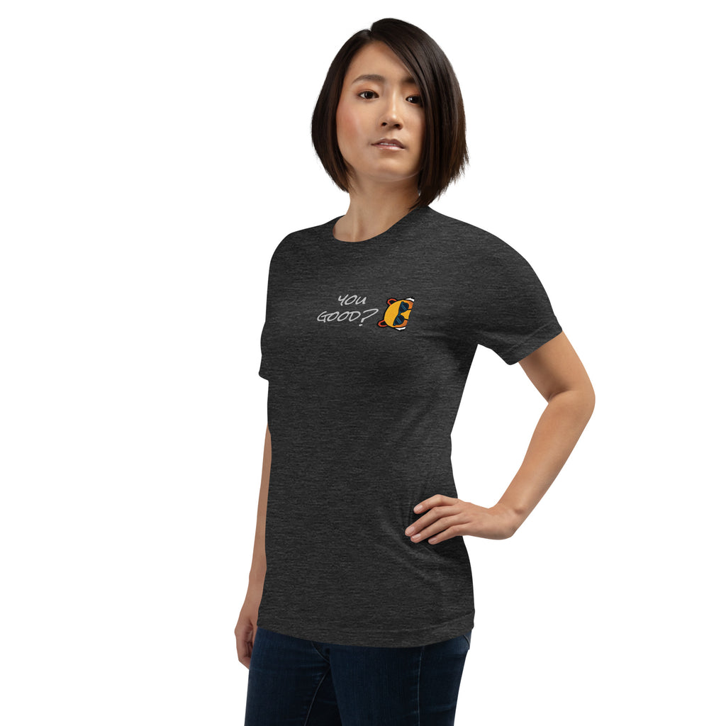 FOUNDATION Open Season T-Shirt, Dark Grey Heather, left front view