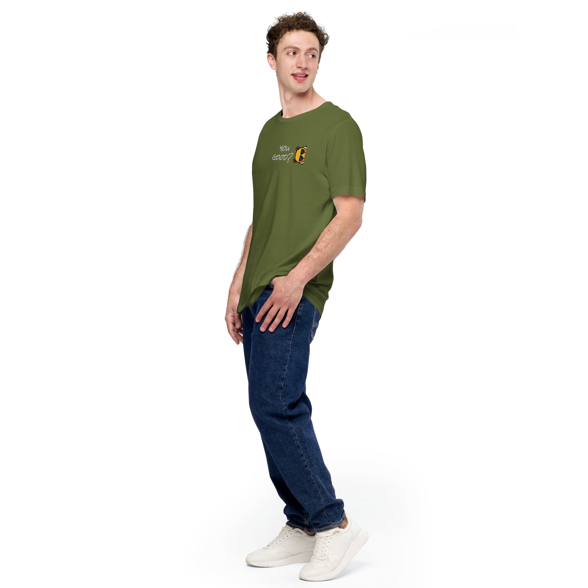 FOUNDATION Open Season T-Shirt, Olive, left front view